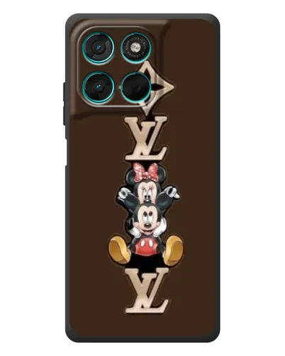 Чехол для Motorola MOTO G86 Power с картинкой «LV и Микки Маус» Чехол для Motorola MOTO G86 Power с картинкой «LV и Микки Маус»
