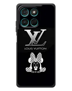 Чехол для Motorola MOTO G86 Power с картинкой «LV и Минни Маус»