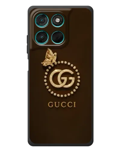 Чехол для Motorola MOTO G86 Power с картинкой «Gucci — золотая бабочка» Чехол для Motorola MOTO G86 Power с картинкой «Gucci — золотая бабочка»