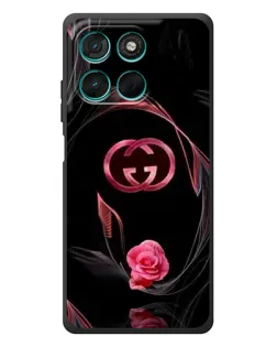 Чехол для Motorola MOTO G86 Power с картинкой «Gucci — неоновая роза» Чехол для Motorola MOTO G86 Power с картинкой «Gucci — неоновая роза»