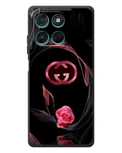 Чехол для Motorola MOTO G86 Power с картинкой «Gucci — неоновая роза» Чехол для Motorola MOTO G86 Power с картинкой «Gucci — неоновая роза»