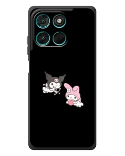 Чехол для Motorola MOTO G86 Power с картинкой «My Melody и Kuromi»