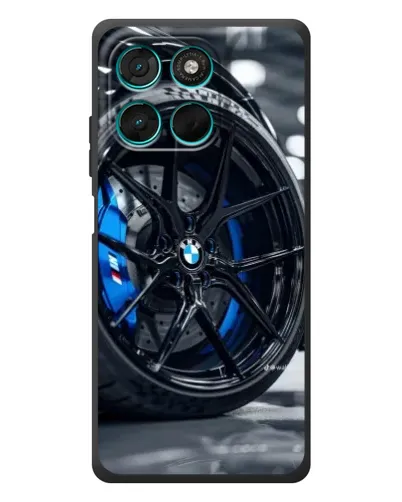 Чехол для Motorola MOTO G86 Power с картинкой «Колесо BMW вблизи» Чехол для Motorola MOTO G86 Power с картинкой «Колесо BMW вблизи»