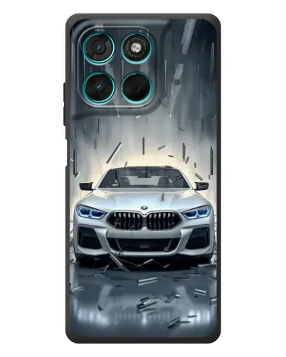 Чехол для Motorola MOTO G86 Power с картинкой «BMW в свете фар» Чехол для Motorola MOTO G86 Power с картинкой «BMW в свете фар»