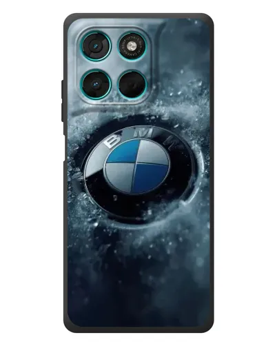Чехол для Motorola MOTO G86 Power с картинкой «Логотип BMW — лед» Чехол для Motorola MOTO G86 Power с картинкой «Логотип BMW — лед»