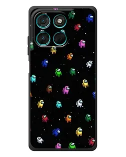 Чехол для Motorola MOTO G86 Power с картинкой «Экипаж Among Us»