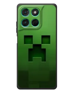 Чехол для Motorola MOTO G86 Power с картинкой «Крипер микро-дизайн»