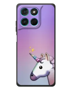 Чехол для Motorola MOTO G86 Power с картинкой «Единорог градиент»