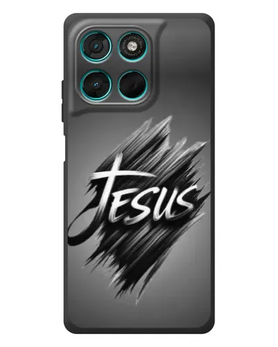 Чехол для Motorola MOTO G86 Power с картинкой «Надпись Jesus Graffiti» Чехол для Motorola MOTO G86 Power с картинкой «Надпись Jesus Graffiti»