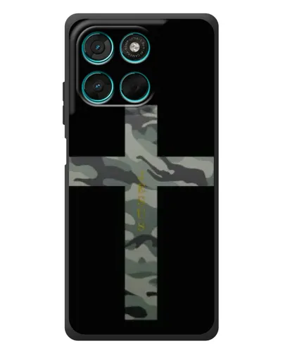 Чехол для Motorola MOTO G86 Power с картинкой «Милитари Крест» Чехол для Motorola MOTO G86 Power с картинкой «Милитари Крест»