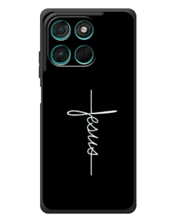 Чехол для Motorola MOTO G86 Power с картинкой «Тонкая линия веры»
