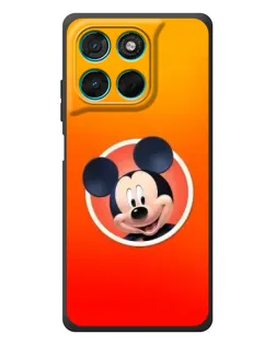 Чехол для Motorola MOTO G86 Power с картинкой «Mickey в круге»