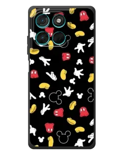 Чехол для Motorola MOTO G86 Power с картинкой «Графический принт лапок»