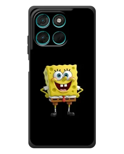 Чехол для Motorola MOTO G86 Power с картинкой «Классический Губка Боб»