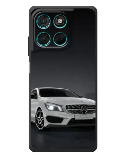 Чехол для Motorola MOTO G86 Power с картинкой «Mercedes AMG GT Silver»