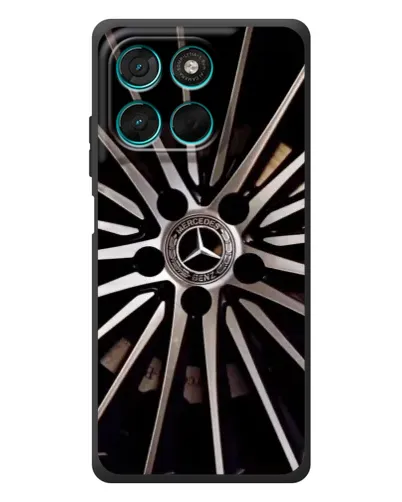 Чехол для Motorola MOTO G86 Power с картинкой «Диск Mercedes»