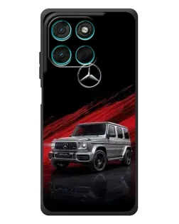 Чехол для Motorola MOTO G86 Power с картинкой «Mercedes G-Class красный»