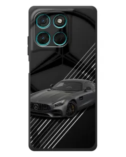Чехол для Motorola MOTO G86 Power с картинкой «Mercedes AMG — графика»