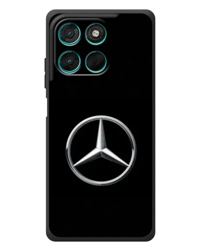 Чехол для Motorola MOTO G86 Power с картинкой «Mercedes классический лого»
