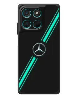 Чехол для Motorola MOTO G86 Power с картинкой «Спортивные линии Mercedes»