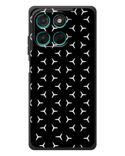Чехол для Motorola MOTO G86 Power с картинкой «Mercedes паттерн звезд» Чехол для Motorola MOTO G86 Power с картинкой «Mercedes паттерн звезд»