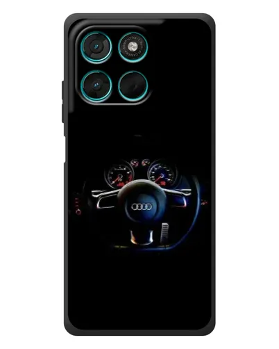 Чехол для Motorola MOTO G86 Power с картинкой «Салон Audi — руль» Чехол для Motorola MOTO G86 Power с картинкой «Салон Audi — руль»