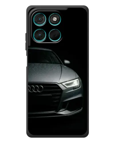 Чехол для Motorola MOTO G86 Power с картинкой «Audi — детализация кузова» Чехол для Motorola MOTO G86 Power с картинкой «Audi — детализация кузова»
