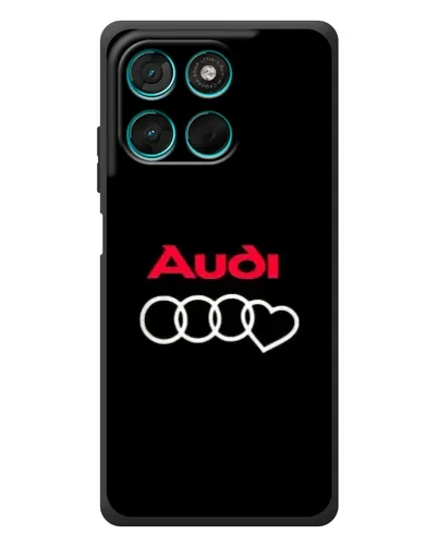Чехол для Motorola MOTO G86 Power с картинкой «Логотип Audi Heart» Чехол для Motorola MOTO G86 Power с картинкой «Логотип Audi Heart»
