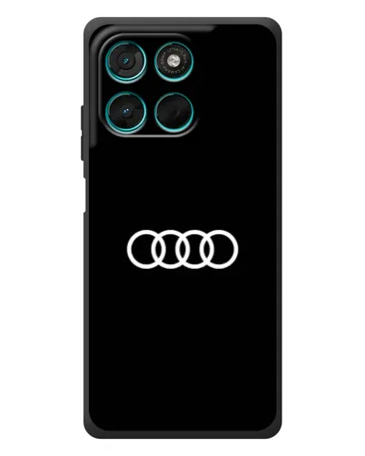 Чехол для Motorola MOTO G86 Power с картинкой «Audi White Logo» Чехол для Motorola MOTO G86 Power с картинкой «Audi White Logo»