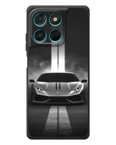 Чехол для Motorola MOTO G86 Power с картинкой «Lamborghini симметрия дорог» Чехол для Motorola MOTO G86 Power с картинкой «Lamborghini симметрия дорог»