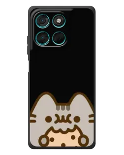 Чехол для Motorola MOTO G86 Power с картинкой «Пушин на черном» Чехол для Motorola MOTO G86 Power с картинкой «Пушин на черном»