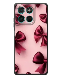Чехол для Motorola MOTO G86 Power с картинкой «Бордовый атлас» Чехол для Motorola MOTO G86 Power с картинкой «Бордовый атлас»