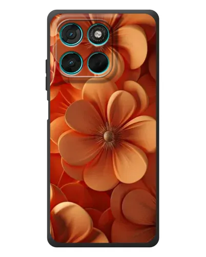 Чехол для Motorola MOTO G86 Power с картинкой «Оранжевый макро цветок» Чехол для Motorola MOTO G86 Power с картинкой «Оранжевый макро цветок»