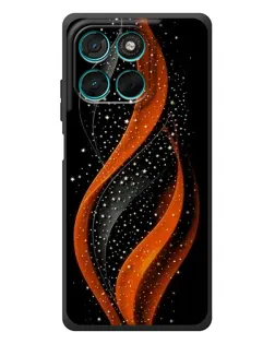 Чехол для Motorola MOTO G86 Power с картинкой «Огненная звездная волна»