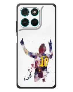 Чехол для Motorola MOTO G86 Power с картинкой «Акварельный Месси Барселона» Чехол для Motorola MOTO G86 Power с картинкой «Акварельный Месси Барселона»
