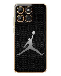 Чехол для Motorola MOTO G86 с картинкой «Jordan Dark Carbon»