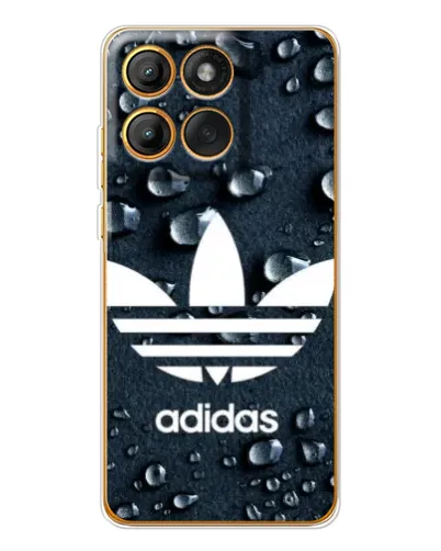 Чехол для Motorola MOTO G86 с картинкой «Adidas Trefoil Blue» Чехол для Motorola MOTO G86 с картинкой «Adidas Trefoil Blue»