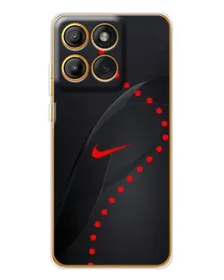 Чехол для Motorola MOTO G86 с картинкой «Абстрактный дизайн Nike»