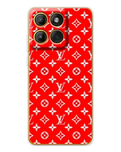 Чехол для Motorola MOTO G86 с картинкой «Яркий паттерн LV» Чехол для Motorola MOTO G86 с картинкой «Яркий паттерн LV»