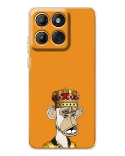 Чехол для Motorola MOTO G86 с картинкой «Золотая обезьяна Bored Ape»