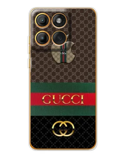 Чехол для Motorola MOTO G86 с картинкой «Gucci — брендированный десерт» Чехол для Motorola MOTO G86 с картинкой «Gucci — брендированный десерт»