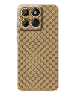 Чехол для Motorola MOTO G86 с картинкой «Gucci — классический беж»