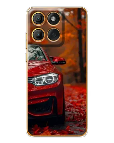 Чехол для Motorola MOTO G86 с картинкой «Осенняя BMW M4»