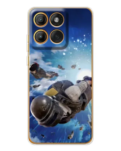Чехол для Motorola MOTO G86 с картинкой «Десант PUBG — прыжок» Чехол для Motorola MOTO G86 с картинкой «Десант PUBG — прыжок»