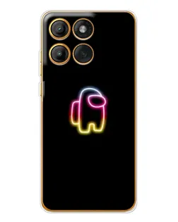 Чехол для Motorola MOTO G86 с картинкой «Among Us градиент»