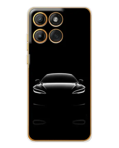 Чехол для Motorola MOTO G86 с картинкой «Силуэт Tesla Night» Чехол для Motorola MOTO G86 с картинкой «Силуэт Tesla Night»