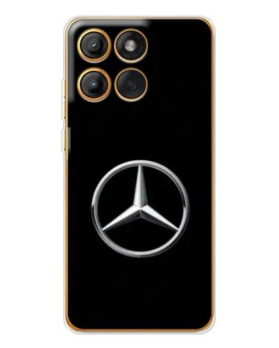 Чехол для Motorola MOTO G86 с картинкой «Mercedes классический лого»