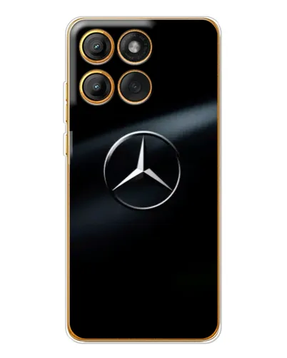 Чехол для Motorola MOTO G86 с картинкой «Mercedes на металле» Чехол для Motorola MOTO G86 с картинкой «Mercedes на металле»