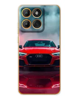 Чехол для Motorola MOTO G86 с картинкой «Audi RS — красный стиль» Чехол для Motorola MOTO G86 с картинкой «Audi RS — красный стиль»