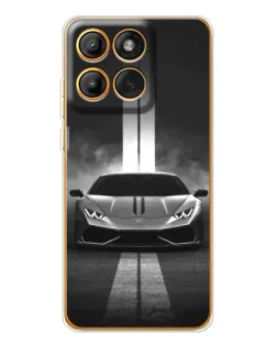 Чехол для Motorola MOTO G86 с картинкой «Lamborghini симметрия дорог» Чехол для Motorola MOTO G86 с картинкой «Lamborghini симметрия дорог»